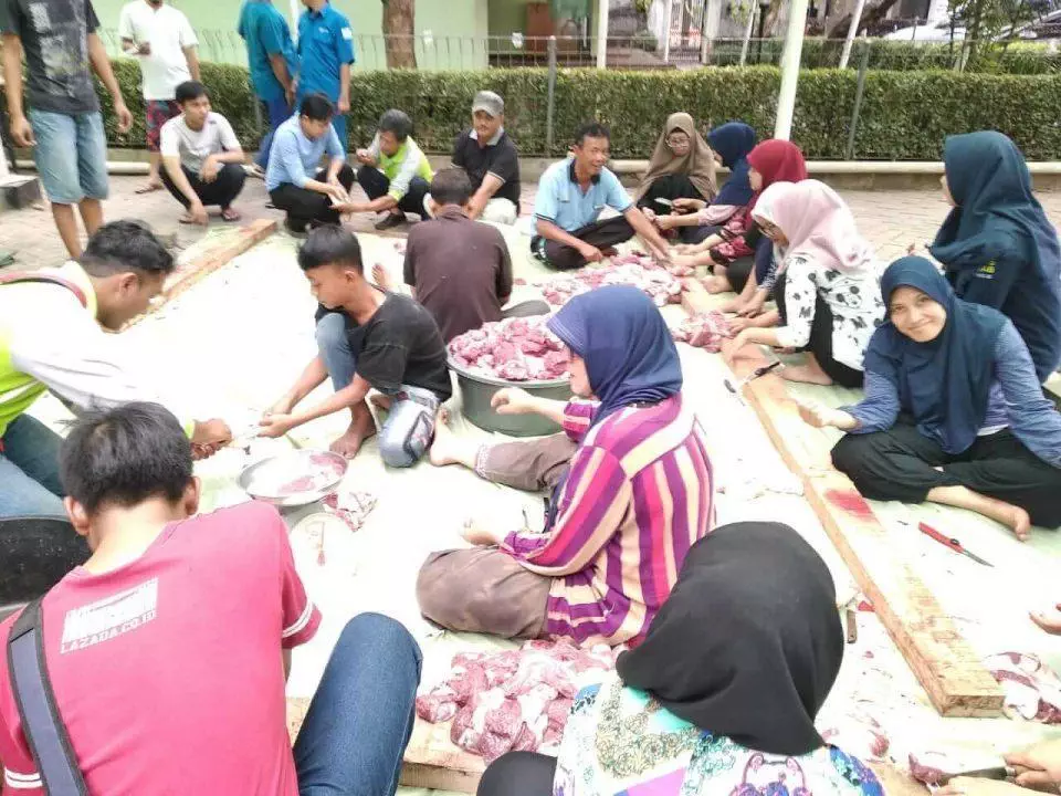 Pemotongan dan Pembagian Hewan Qurban