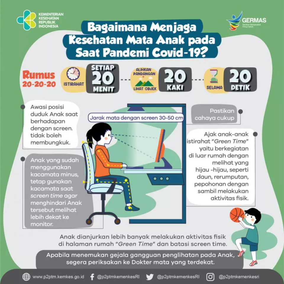 Mejaga Kesehatan Mata Anak Saat Pandemi