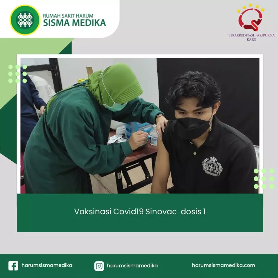 Vaksinasi Sinovac Dosis 1 untuk Masyarakat Umum