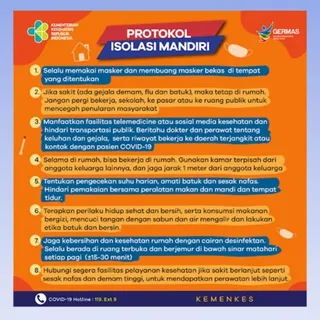 Protokol Isolasi Mandiri Covid19