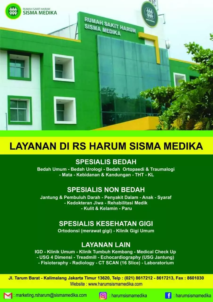 Layanan Spesialis Bedah Non Bedah Tersedia Di Rs Harum Rumah Sakit Harum Sismamedika