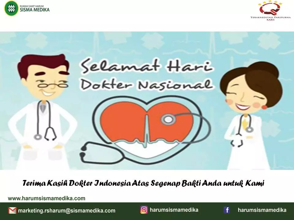 Selamat Hari Dokter Nasional 2018! - Rumah Sakit Harum Sismamedika