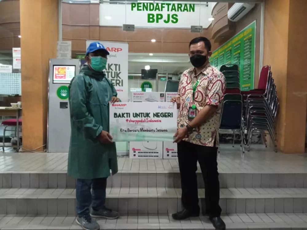 Penerimaan Donasi Dari Sharp Indonesia - Rumah Sakit Harum Sismamedika